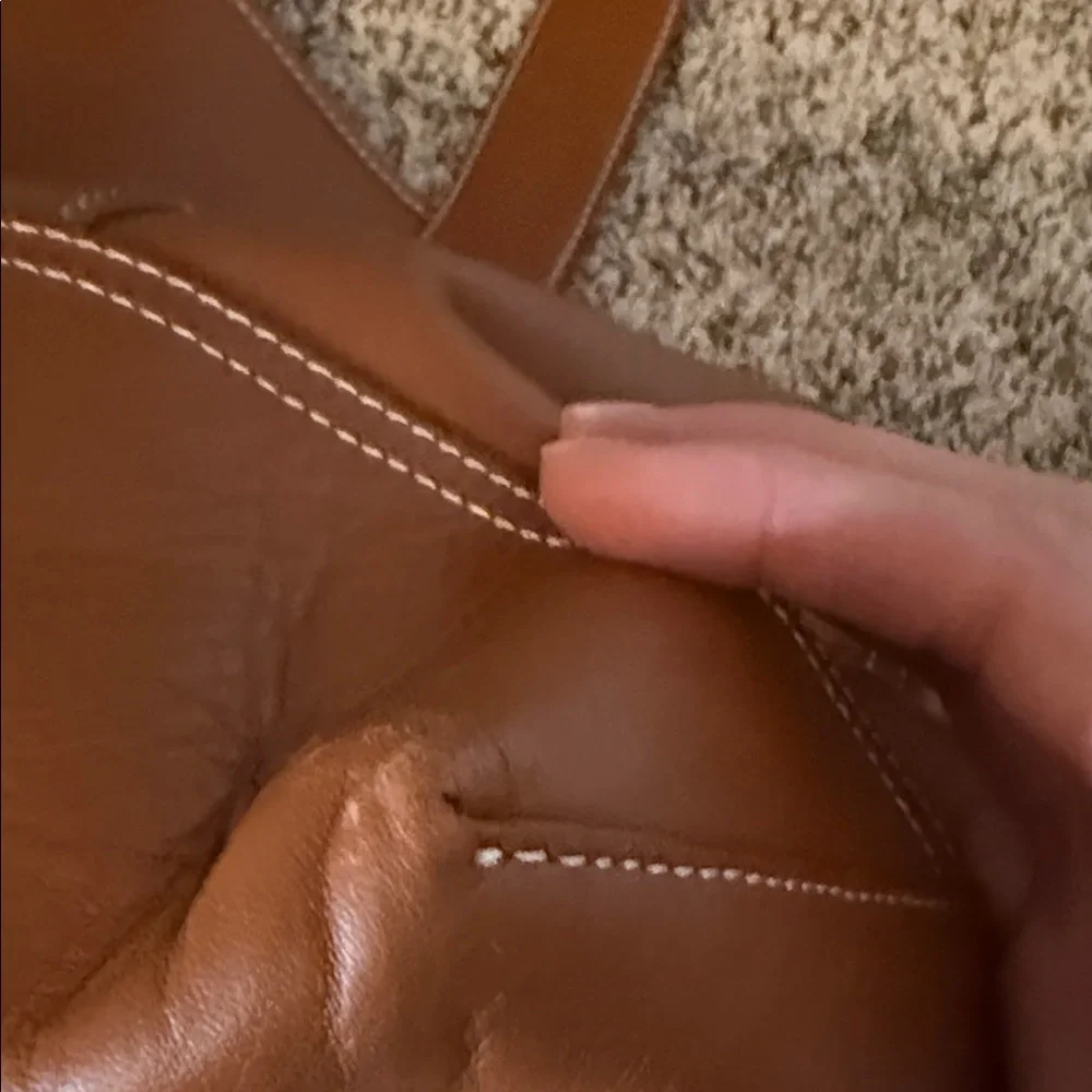 J.Crew Genuine Leather Tote / Shoulder Bag